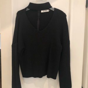 Black warm sweater